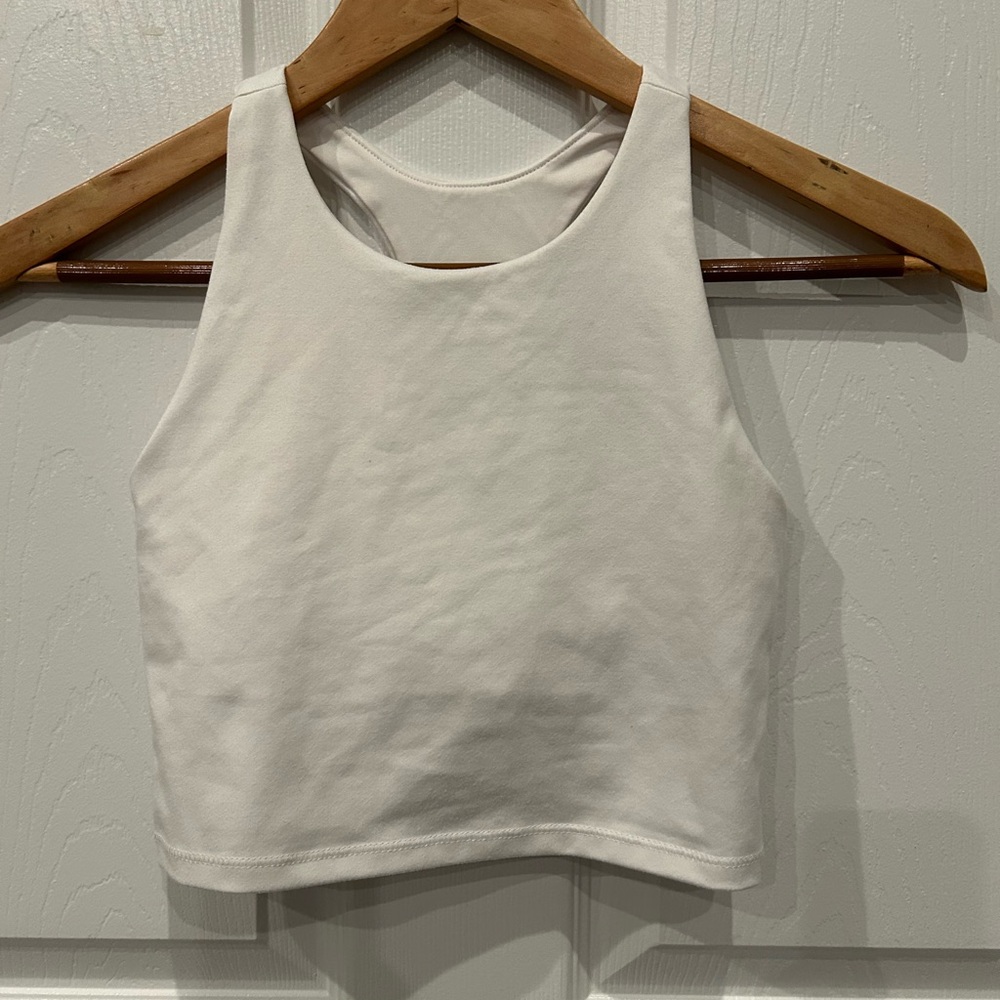 White Sports bra girls size m (10-12)